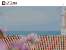 Tablet Screenshot of casadonsancho.com